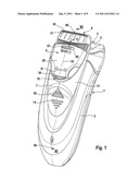 Electrically Operated Hair Cutting Device diagram and image