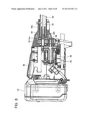 BUSH CUTTER TO WHICH BATTERY PACK CAN BE ATTACHED AND DETACHED diagram and image