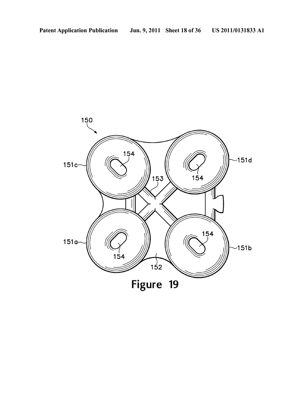 Article Of Footwear With A Sole Structure Having Fluid-Filled Support     Elements - diagram, schematic, and image 19