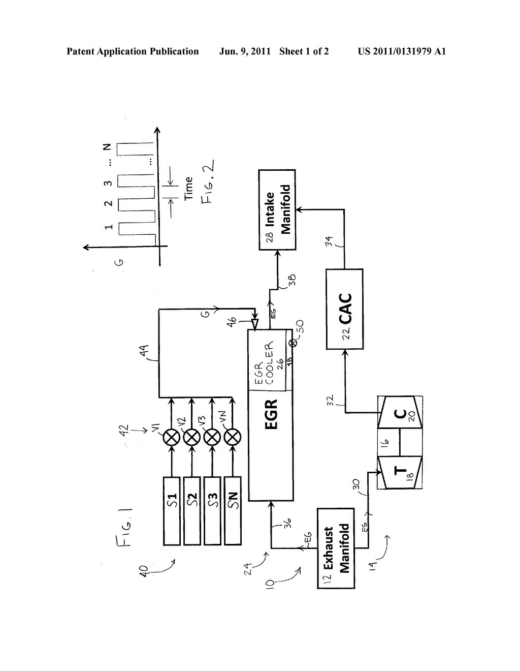 EGR COOLER CLEANING SYSTEM AND METHOD - diagram, schematic, and image 02