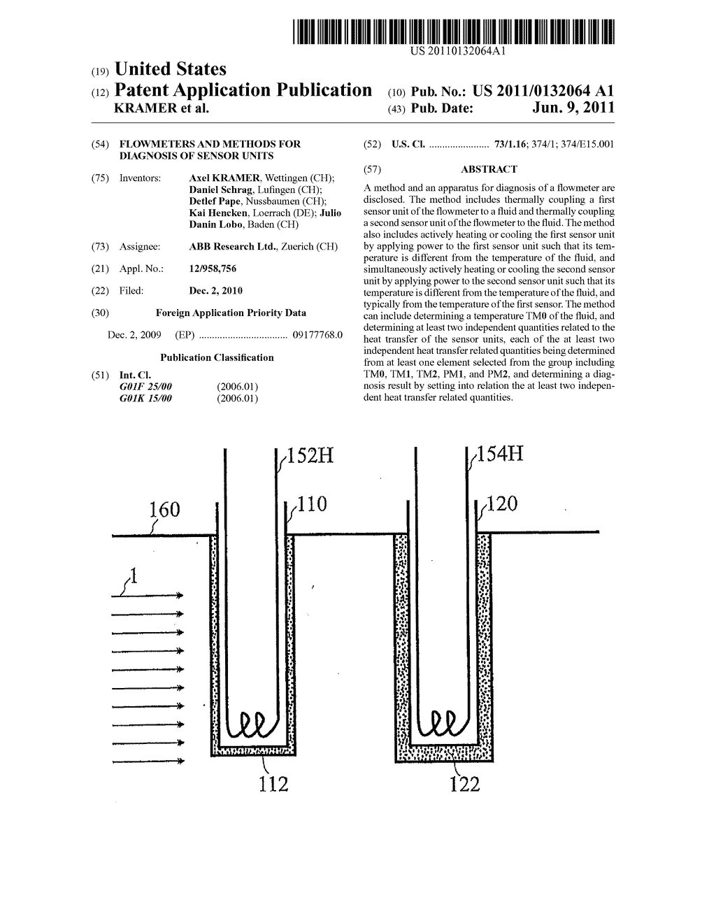 FLOWMETERS AND METHODS FOR DIAGNOSIS OF SENSOR UNITS - diagram, schematic, and image 01