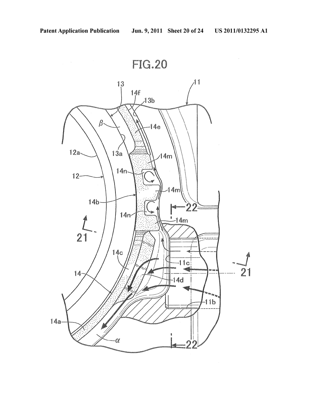 COOLING STRUCTURE FOR INTERNAL COMBUSTION ENGINE - diagram, schematic, and image 21