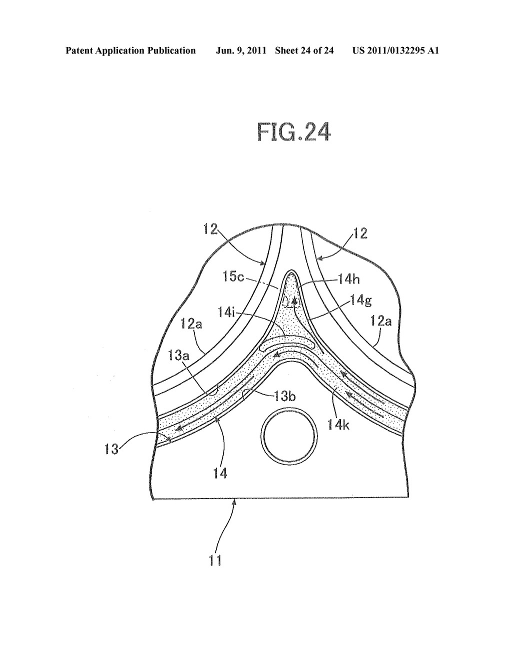 COOLING STRUCTURE FOR INTERNAL COMBUSTION ENGINE - diagram, schematic, and image 25