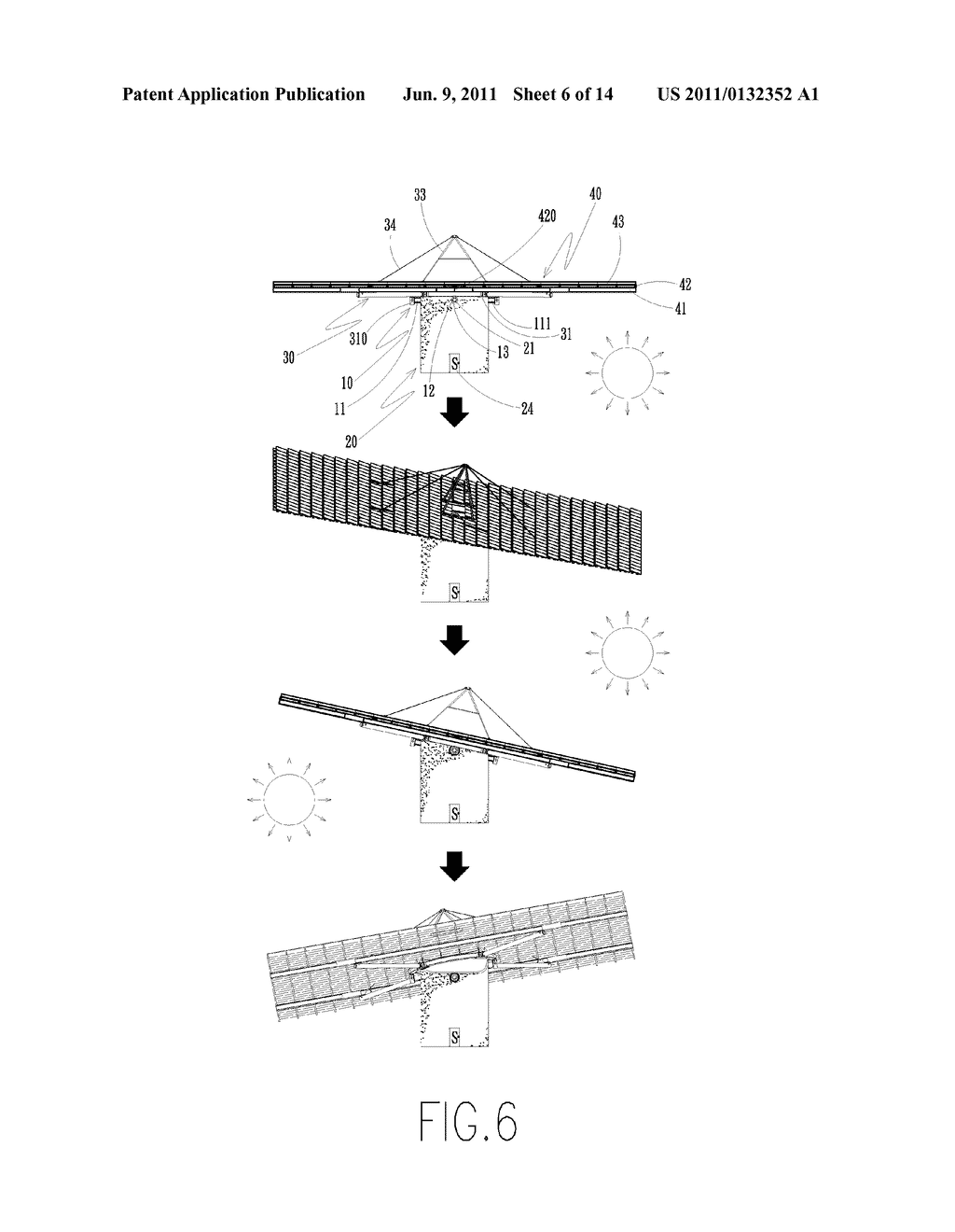 SUN-TRACKING SOLAR ENERGY COLLECTOR APPARATUS - diagram, schematic, and image 07