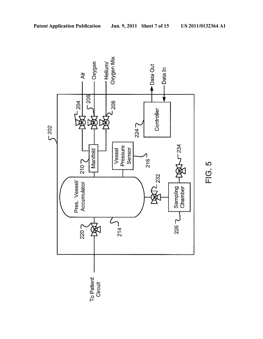 Ventilator Respiratory Gas Accumulator With Dip Tube - diagram, schematic, and image 08