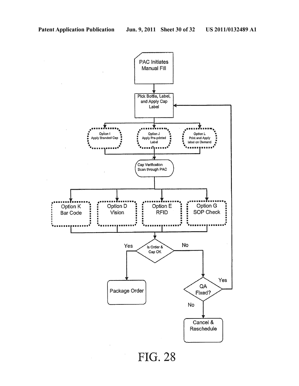 SYSTEMS AND METHODS FOR PERFORMING QUALITY ASSURANCE OF BRANDING OF     PHARMACEUTICAL/MEDICAL CONTAINERS AND COMPUTER ASSISTED SYSTEMS AND     METHODS FOR BRANDING PHARMACEUTICAL/MEDICAL CONTAINERS - diagram, schematic, and image 31