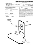 OUTLET COVER WITH INTEGRAL SUPPORT STRUCTURE diagram and image