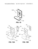 OUTLET COVER WITH INTEGRAL SUPPORT STRUCTURE diagram and image