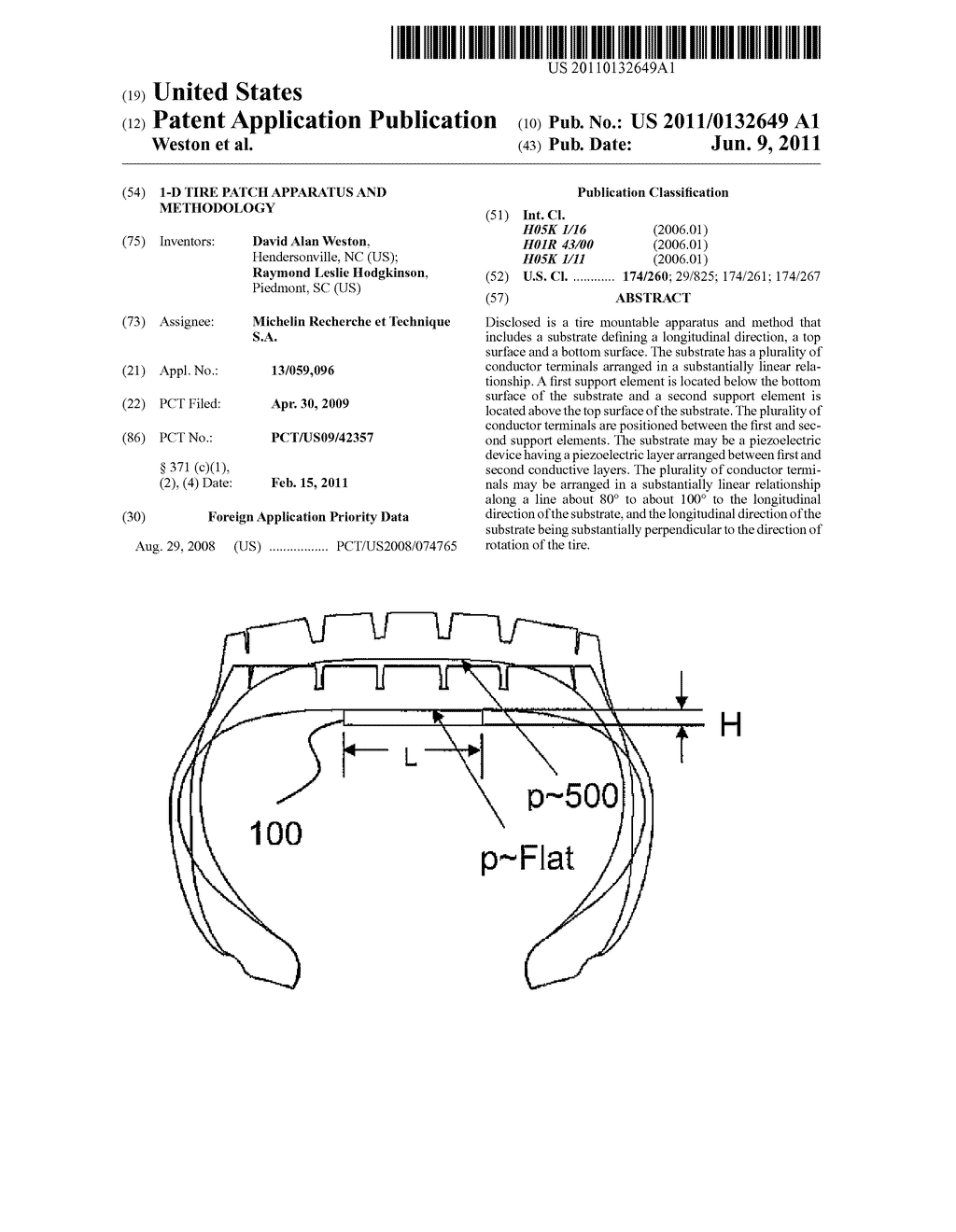 1-D TIRE PATCH APPARATUS AND METHODOLOGY - diagram, schematic, and image 01