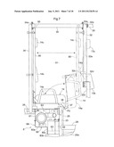 Work Vehicle with Engine, Air Cleaner, and Battery diagram and image