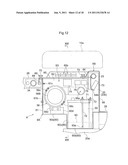 Work Vehicle with Engine, Air Cleaner, and Battery diagram and image