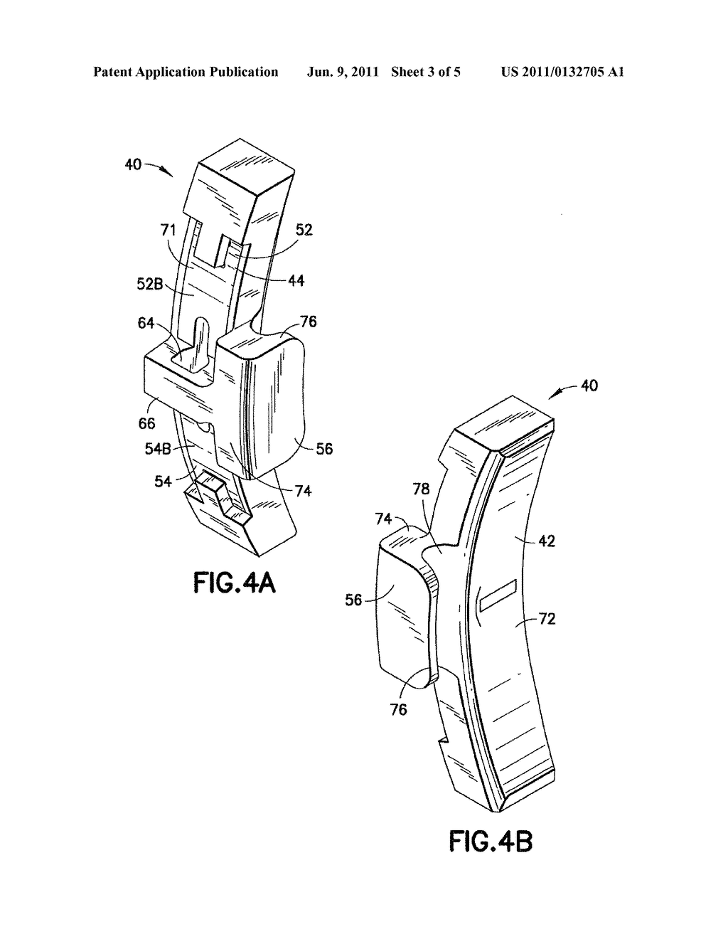 BRAKE SHOE WITH MULTI-FUNCTION METAL INSERT - diagram, schematic, and image 04