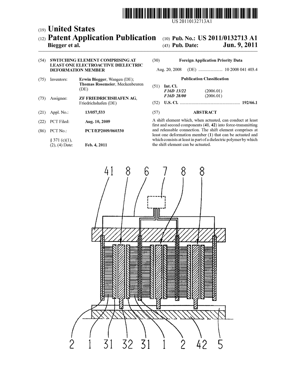 SWITCHING ELEMENT COMPRISING AT LEAST ONE ELECTROACTIVE DIELECTRIC     DEFORMATION MEMBER - diagram, schematic, and image 01