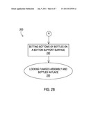 TOILETRIES DISPENSING DEVICE AND METHOD FOR REPLACING A PLURALITY OF     DISPENSING BOTTLES diagram and image