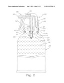 LID SPRAY HEAD FOR A HIGH PRESSURE GAS CONTAINER diagram and image