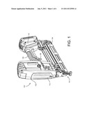 FASTENING TOOL WITH RELEASABLE WORK CONTACT ELEMENT diagram and image