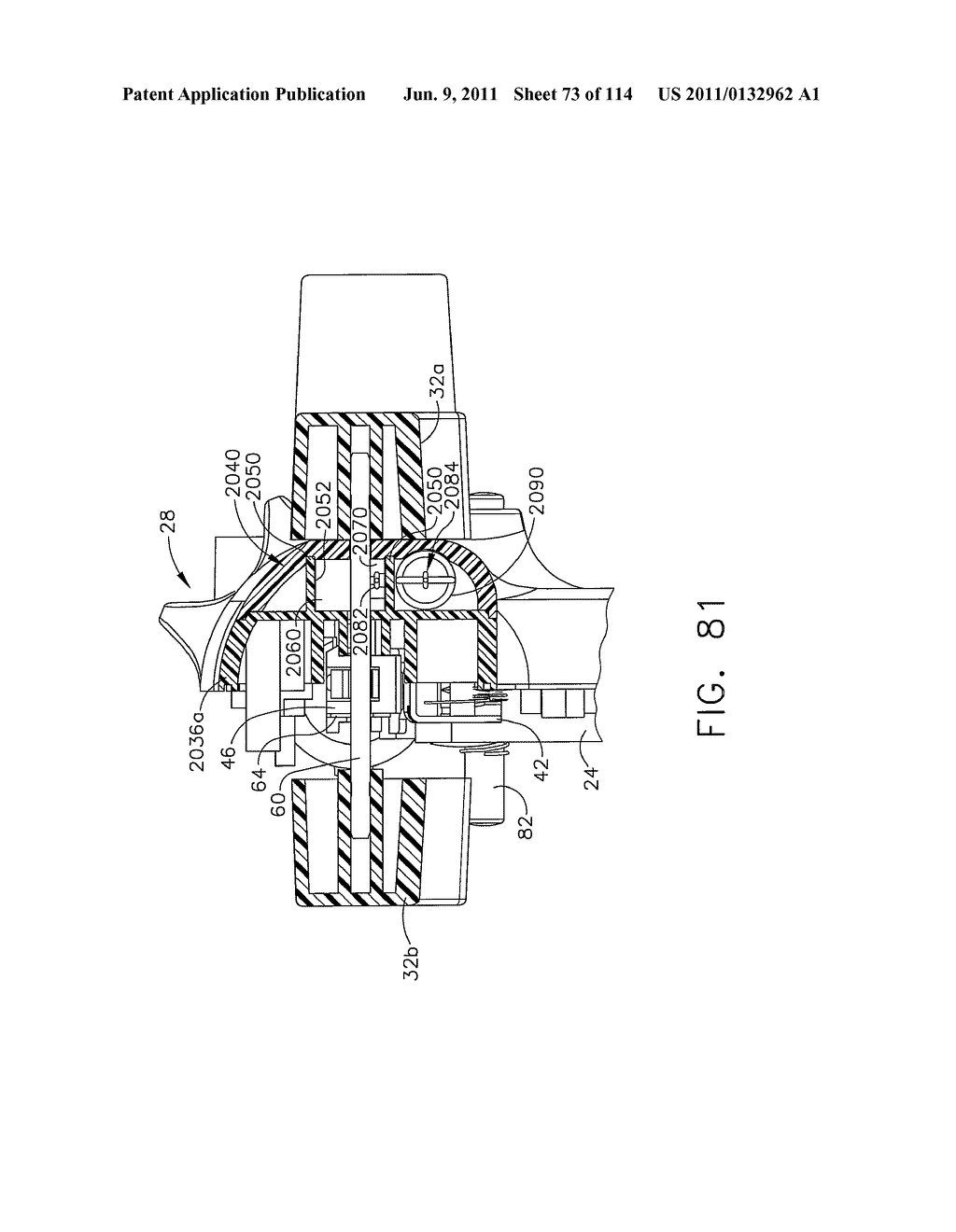 SURGICAL STAPLING APPARATUS WITH CONTROL FEATURES - diagram, schematic, and image 74