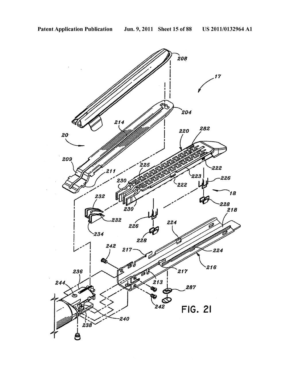 END EFFECTOR COUPLING ARRANGEMENTS FOR A SURGICAL CUTTING AND STAPLING     INSTRUMENT - diagram, schematic, and image 16