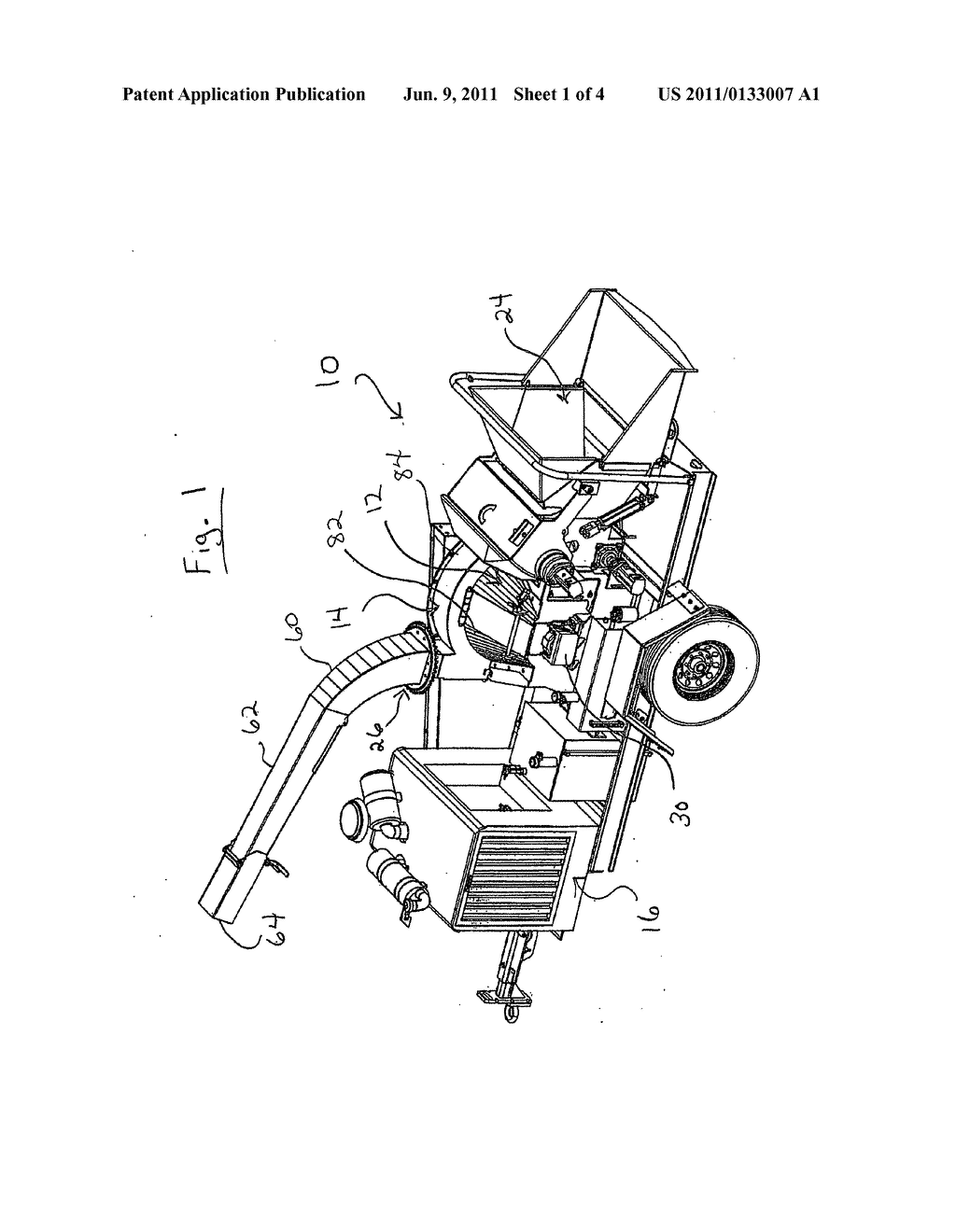 Self-Contained Shredder Assembly for Reducing and Sizing Material - diagram, schematic, and image 02