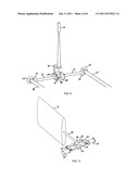 HELICOPTER WITH COUNTER-ROTATING COAXIAL ROTORS WITHOUT CYCLIC VARIATION     OF PITCH, EQUIPPED WITH MEANS FOR AERODYNAMIC CONTROL OF ATTITUDE AND     FLIGHT PATH diagram and image