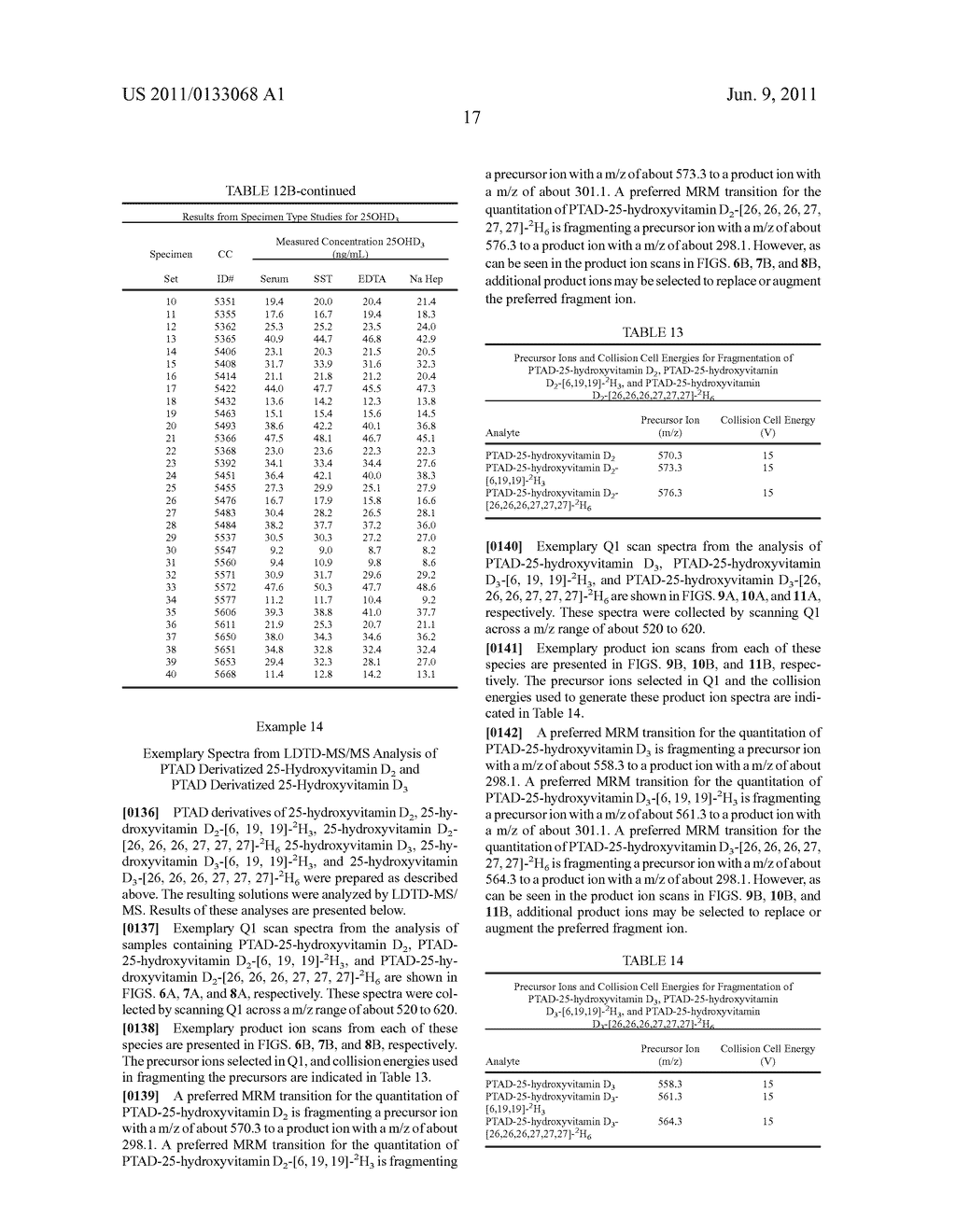 VITAMIN D METABOLITE DETERMINATION UTILIZING MASS SPECTROMETRY FOLLOWING     DERIVATIZATION - diagram, schematic, and image 59