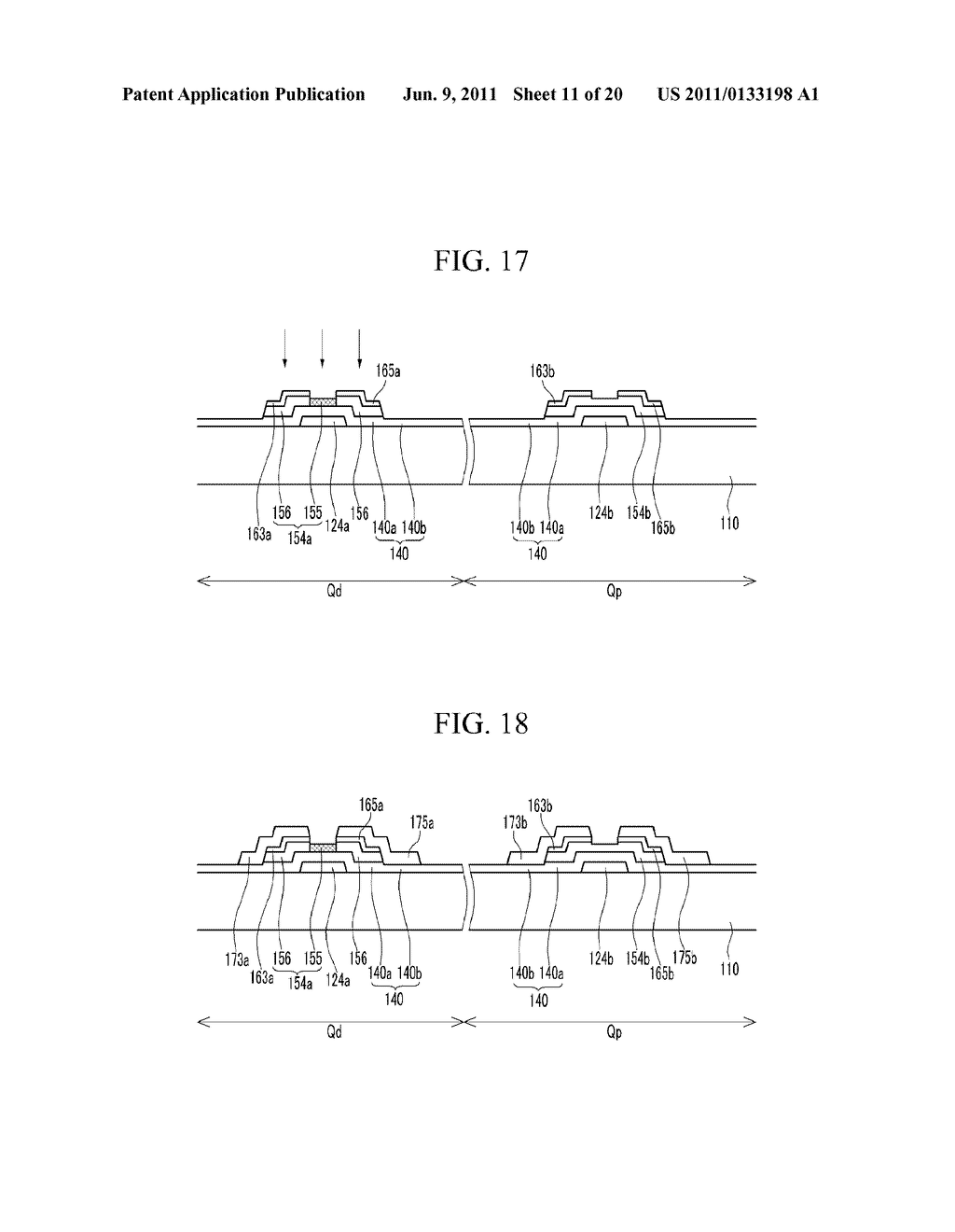 THIN FILM TRANSISTOR, DISPLAY DEVICE INCLUDING THE SAME AND MANUFACTURING     METHOD THEREOF - diagram, schematic, and image 12