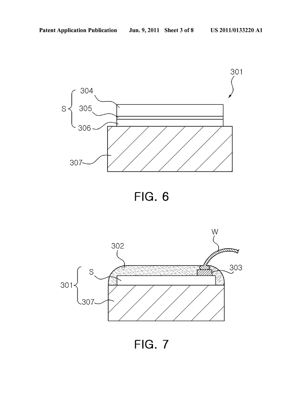 LIGHT EMITTING DIODE, METHOD FOR FABRICATING PHOSPHOR LAYER, AND LIGHTING     APPARATUS - diagram, schematic, and image 04