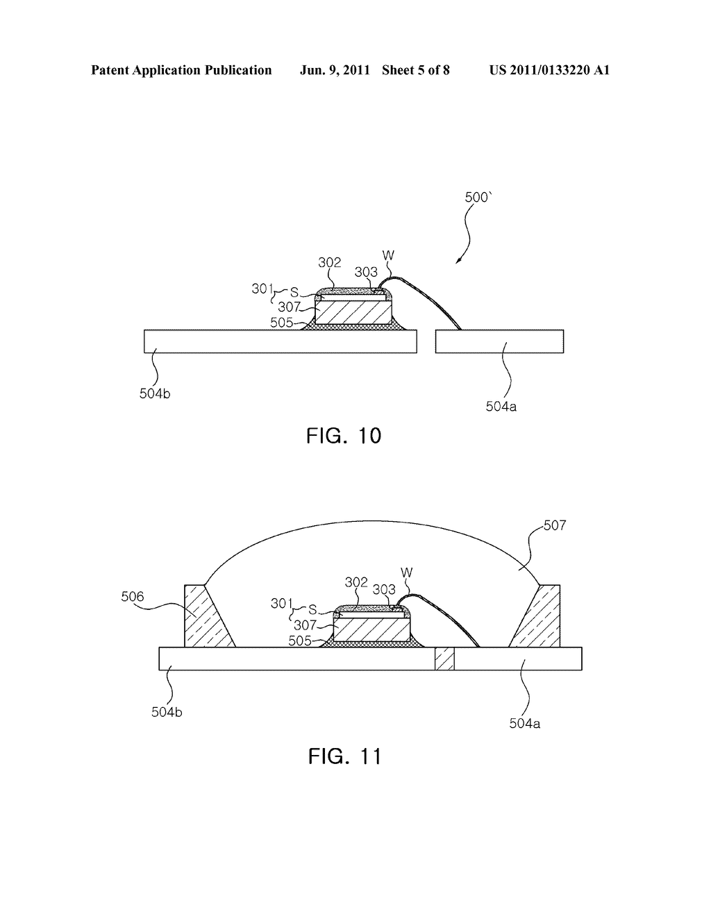 LIGHT EMITTING DIODE, METHOD FOR FABRICATING PHOSPHOR LAYER, AND LIGHTING     APPARATUS - diagram, schematic, and image 06