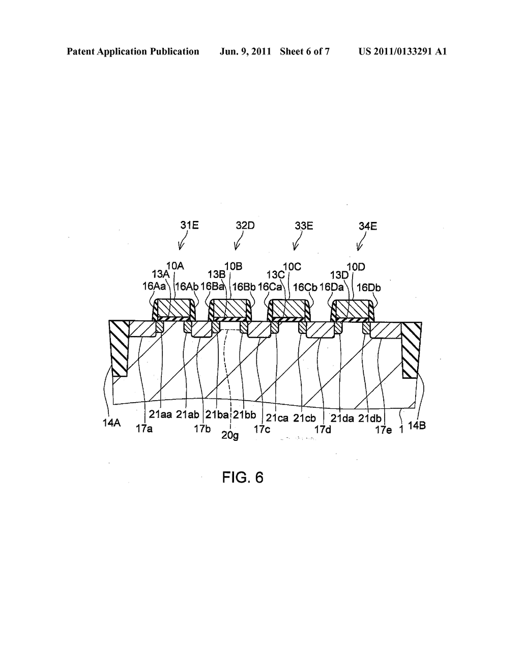 SEMICONDUCTOR DEVICE AND METHOD OF FABRICATING SAME - diagram, schematic, and image 07