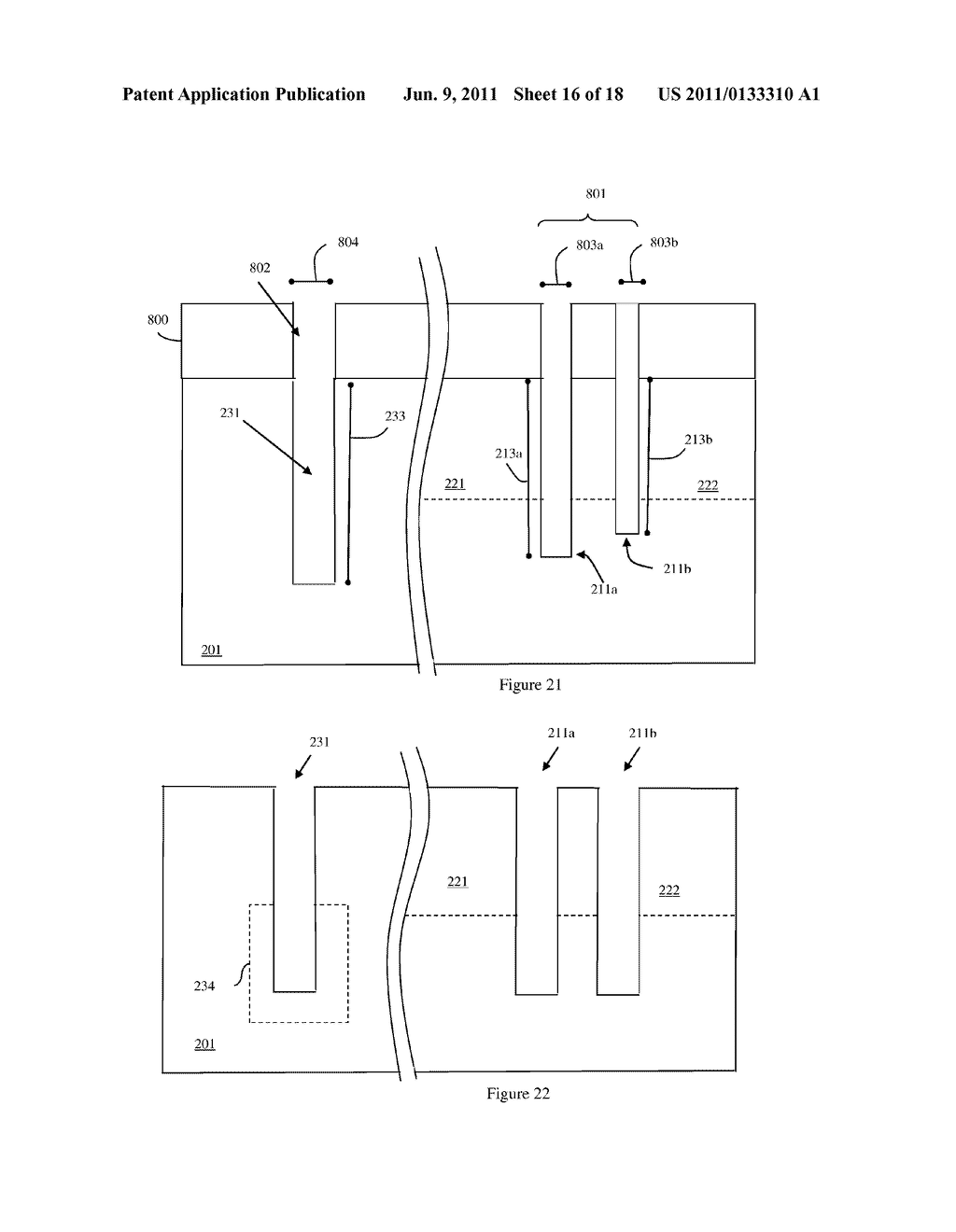  INTEGRATED CIRCUIT AND A METHOD USING INTEGRATED PROCESS STEPS TO FORM     DEEP TRENCH ISOLATION STRUCTURES AND DEEP TRENCH CAPACITOR STRUCTURES FOR     THE INTEGRATED CIRCUIT - diagram, schematic, and image 17