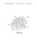 MASONRY BLOCKS AND MASONRY BLOCK ASSEMBLIES HAVING MOLDED UTILITY OPENINGS diagram and image