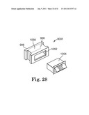 MASONRY BLOCKS AND MASONRY BLOCK ASSEMBLIES HAVING MOLDED UTILITY OPENINGS diagram and image