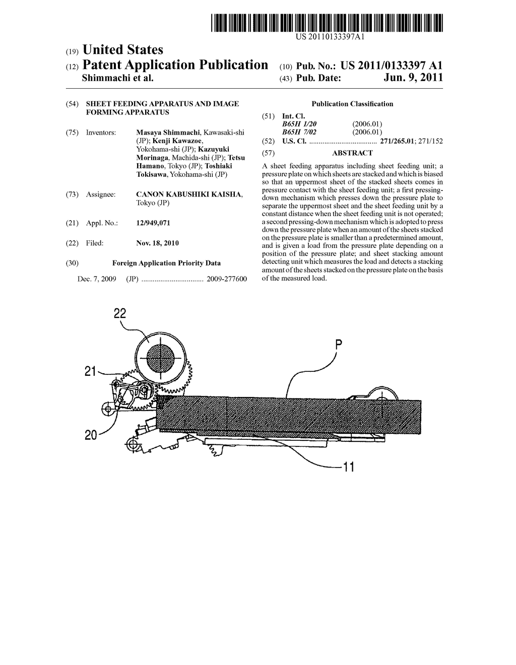 SHEET FEEDING APPARATUS AND IMAGE FORMING APPARATUS - diagram, schematic, and image 01