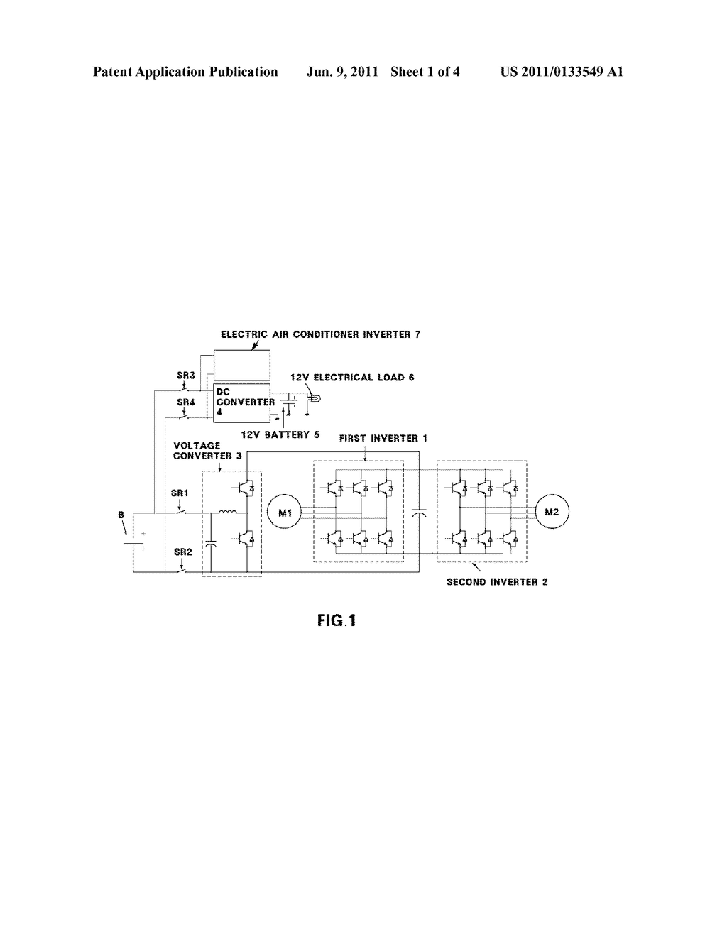 MOTOR DRIVE SYSTEM FOR HYBRID VEHICLE AND METHOD FOR CONTROLLING THE SAME - diagram, schematic, and image 02