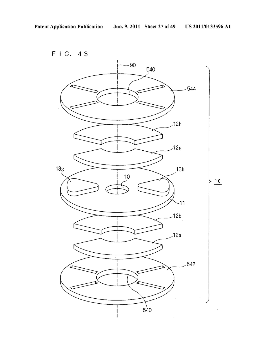 Rotor, Axial Gap Type Motor, Method of Driving Motor, and Compressor - diagram, schematic, and image 28