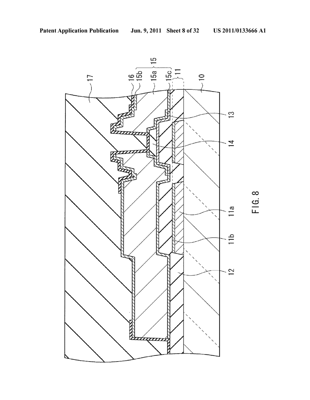 DISPLAY, METHOD OF MANUFACTURING DISPLAY AND ELECTRONIC DEVICE - diagram, schematic, and image 09