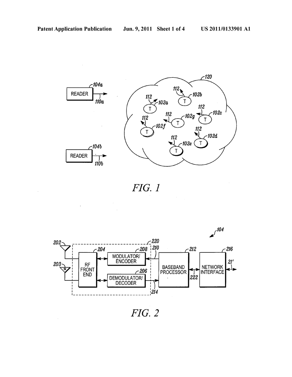 METHOD AND DEVICE FOR READING RADIO FREQUENCY IDENTIFICATION (RFID) TAGS - diagram, schematic, and image 02