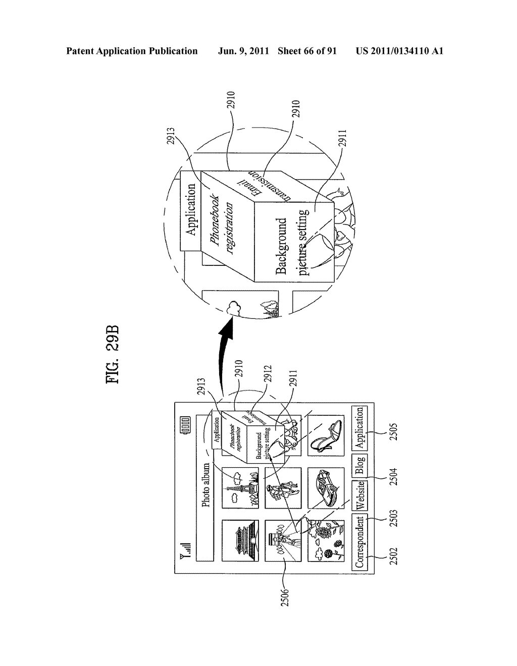 MOBILE TERMINAL AND METHOD OF CONTROLLING APPLICATIONS OF THE SAME - diagram, schematic, and image 67