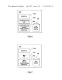 SYSTEMS AND METHODS FOR TRACKING POSITIONS BETWEEN IMAGING MODALITIES AND     TRANSFORMING A DISPLAYED THREE-DIMENSIONAL IMAGE CORRESPONDING TO A     POSITION AND ORIENTATION OF A PROBE diagram and image