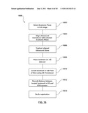 SYSTEMS AND METHODS FOR TRACKING POSITIONS BETWEEN IMAGING MODALITIES AND     TRANSFORMING A DISPLAYED THREE-DIMENSIONAL IMAGE CORRESPONDING TO A     POSITION AND ORIENTATION OF A PROBE diagram and image