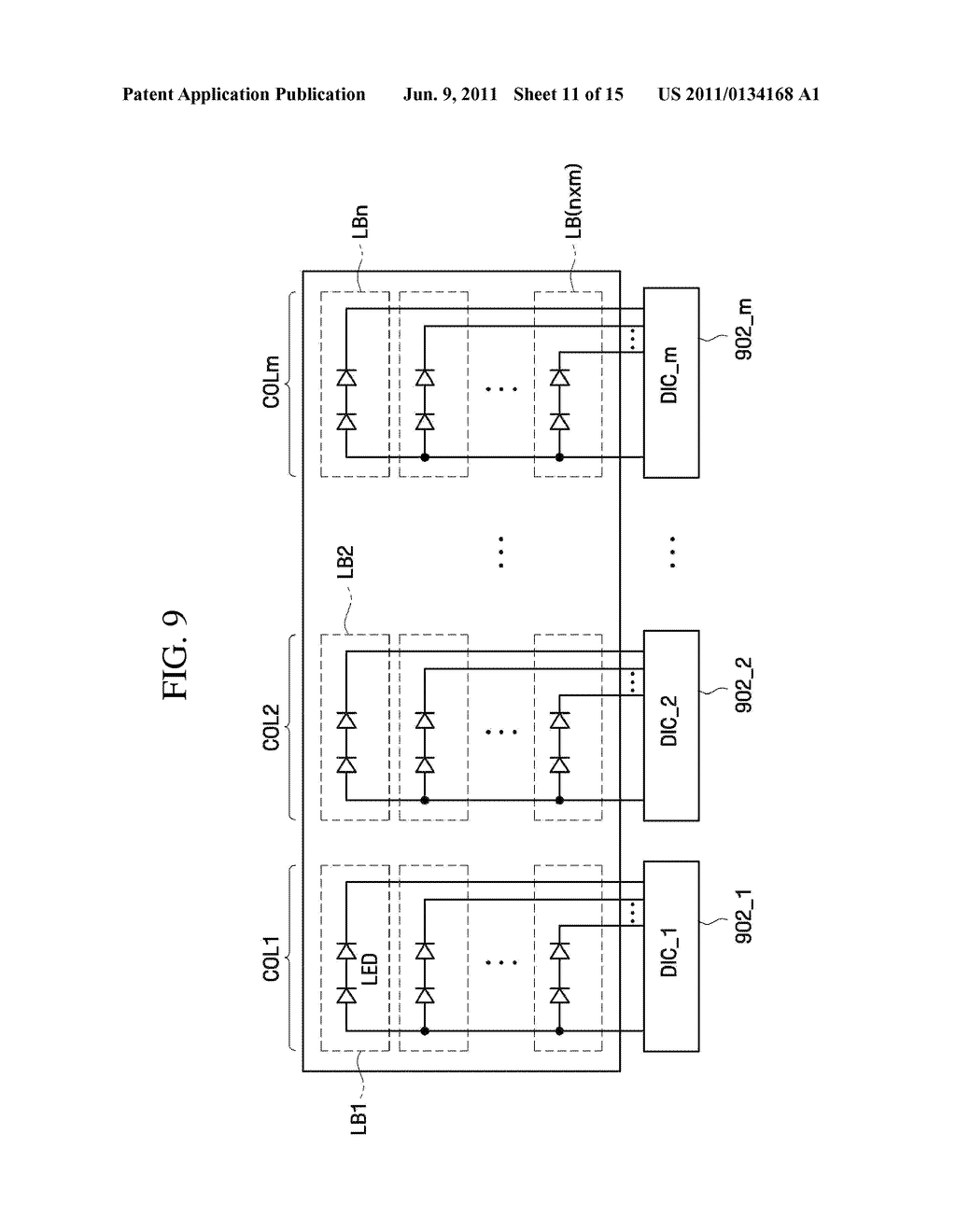 LIQUID CRYSTAL DISPLAY AND METHOD OF DRIVING THE SAME - diagram, schematic, and image 12