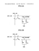 ACTIVE MATRIX DRIVING DISPLAY DEVICE AND IMAGE DISPLAYING METHOD USING THE     SAME diagram and image