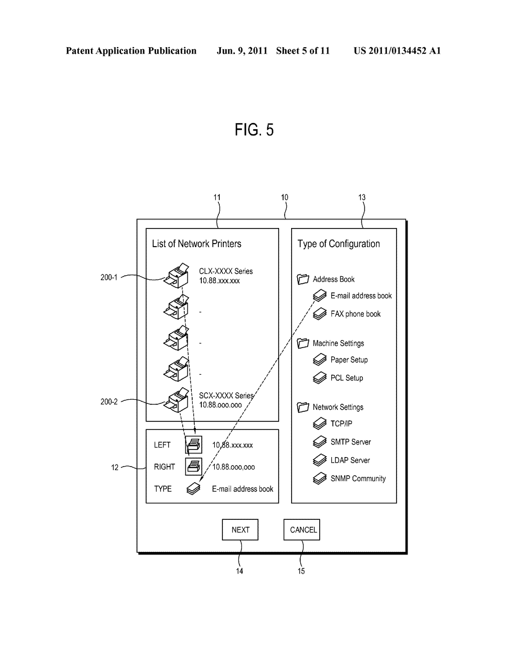 HOST APPARATUS CONNECTED TO IMAGE FORMING APPARATUS AND SETTING     INFORMATION MANAGEMENT METHOD THEREOF - diagram, schematic, and image 06