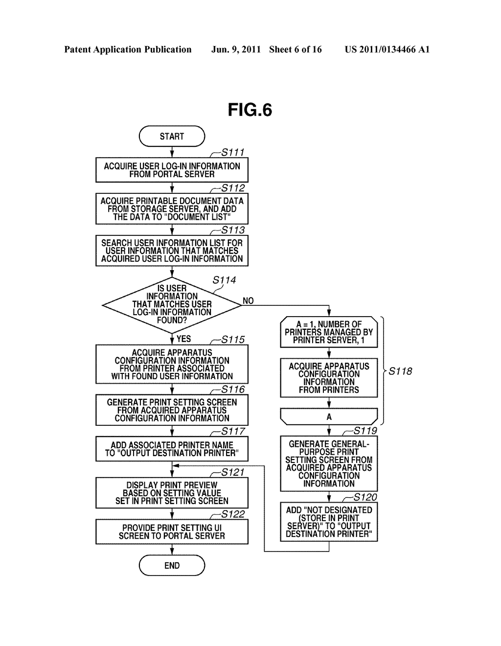 PRINT SERVER, METHOD FOR GENERATING PRINT SETTING SCREEN, AND STORAGE     MEDIUM - diagram, schematic, and image 07