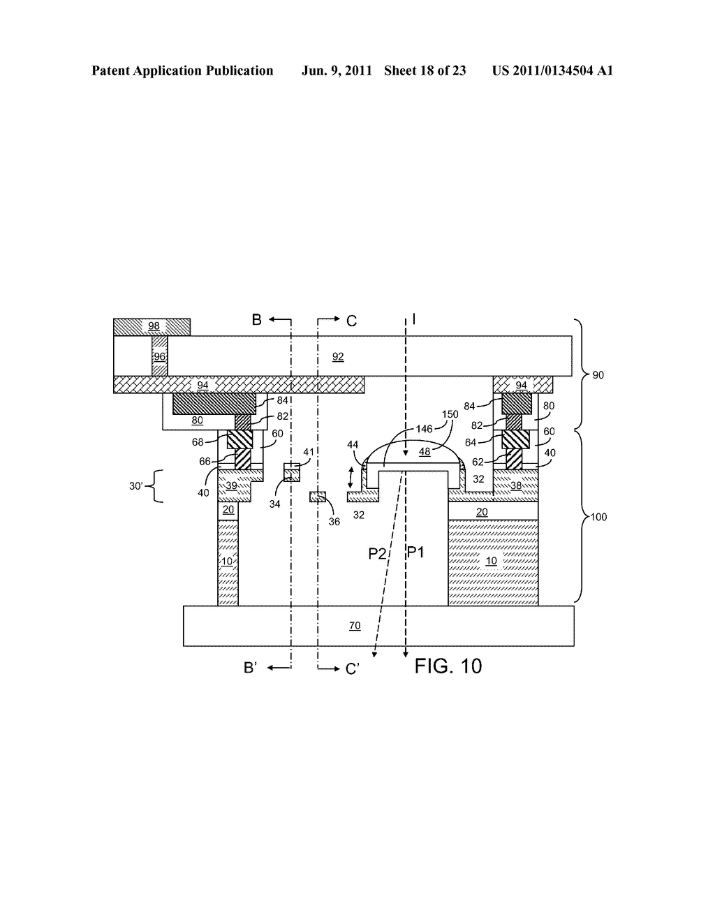 Micro-Electro-Mechanical System Tiltable Lens - diagram, schematic, and image 19