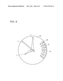 DATE DISPLAYING APPARATUS diagram and image