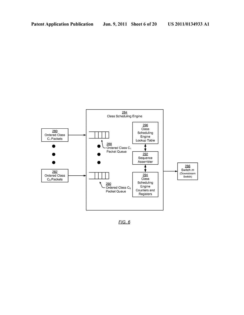 CLASSES OF SERVICE FOR NETWORK ON CHIPS - diagram, schematic, and image 07
