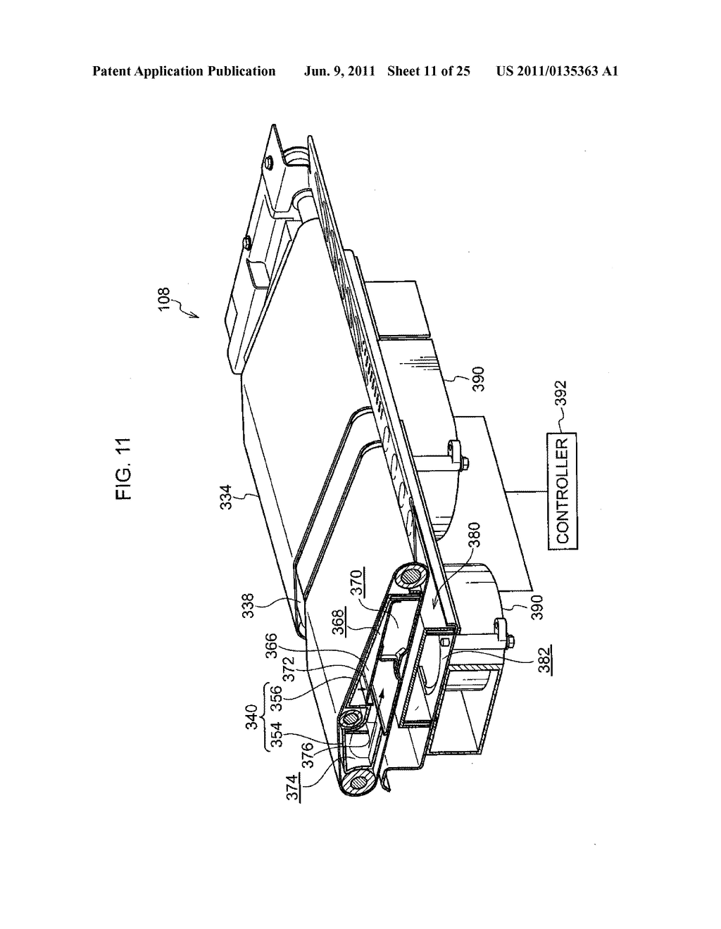 SHEET MATERIAL TRANSPORTING DEVICE AND IMAGE FORMING DEVICE - diagram, schematic, and image 12