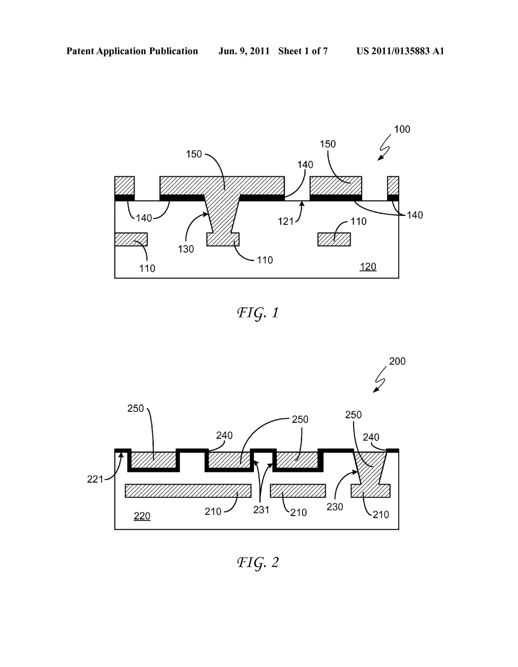 METHOD OF MANUFACTURING A SUBSTRATE FOR A MICROELECTRONIC DEVICE, AND     SUBSTRATE FORMED THEREBY - diagram, schematic, and image 02