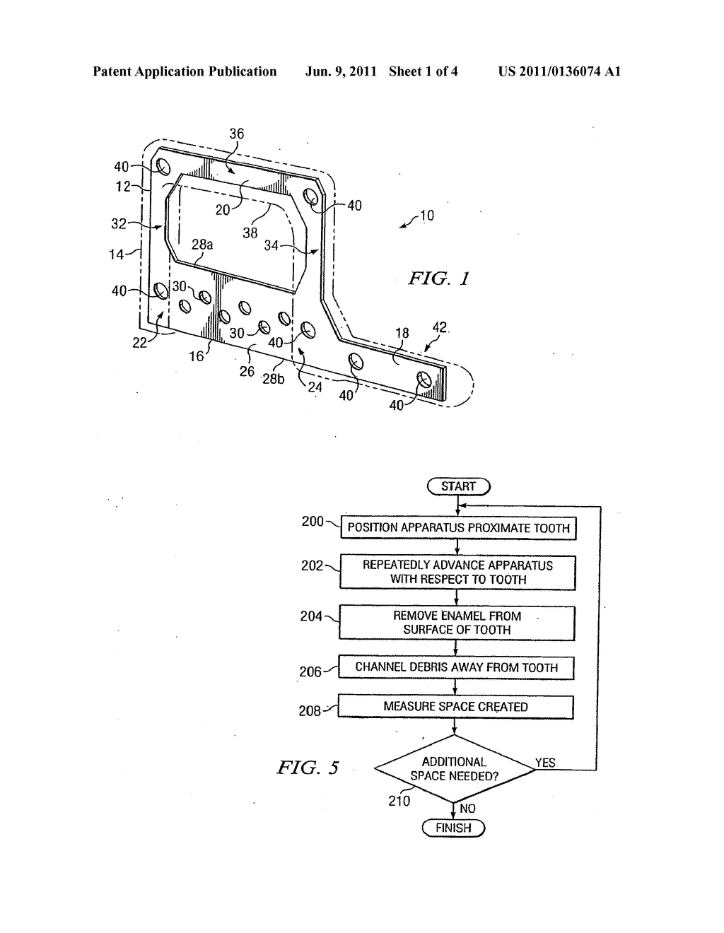 Apparatus and Method for Removing Enamel from a Person's Tooth - diagram, schematic, and image 02